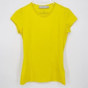 Adidas by Stella McCartney Bright Yellow Short Sleeve Tee